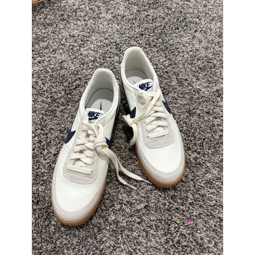 Nike Killshot 2 Leather Sail Midnight Navy Gum Yellow 432997-107 Mens 8